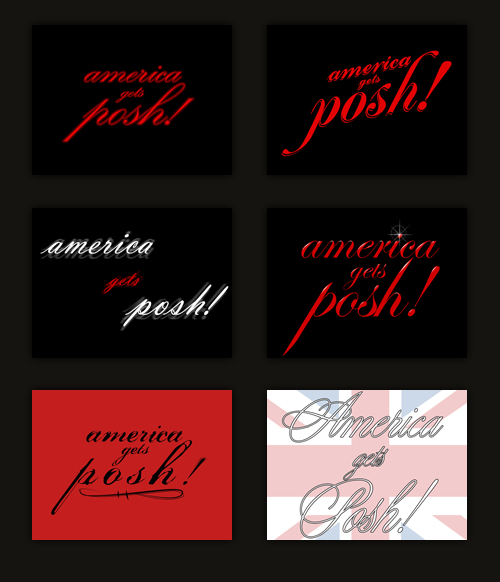 America Gets Posh Layout